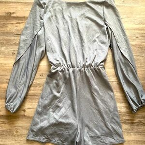 Silver Parisian BCBG Jumpsuit